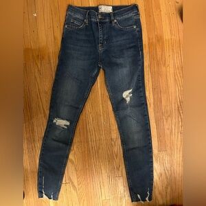 Free People Blue Denim Jeans